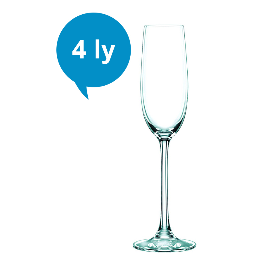 Bộ 4 Ly Nachtmann Sparkling Wine Vivendi Premium 92038 ĐK 6.5cm