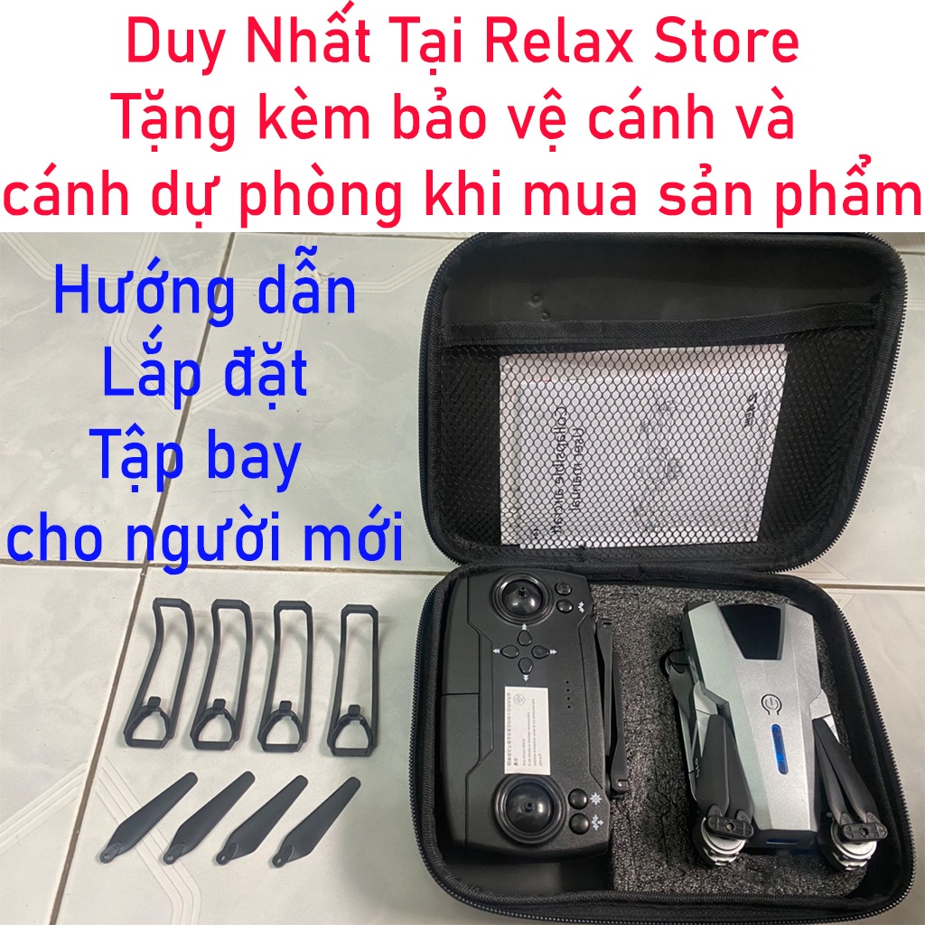 flycam mini giá rẻ P5 Pro quay phim HD Camera Kép,  bay 25 phút , cảm biến chống va chạm, truyền hình ảnh trực tiếp về điện thoại