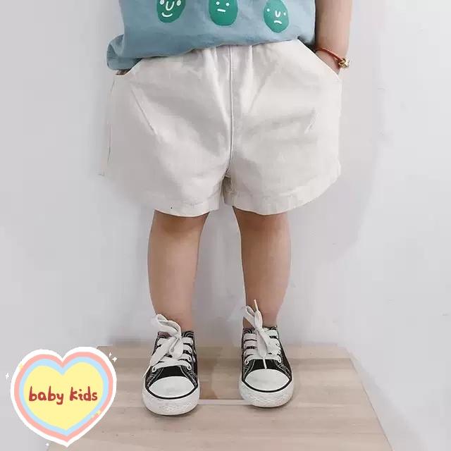 Quần Short Kaki Style Hàn Quốc Cho Bé Trai Bé Gái