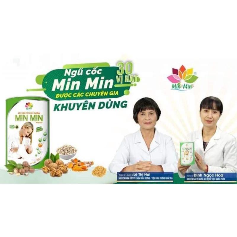 Ngũ Cốc Lợi Sữa Min Min 500g , mẫu mới 29 loại hạt , Bột ngũ cốc Min min dành cho bà bầu thơm ngon, dễ uống