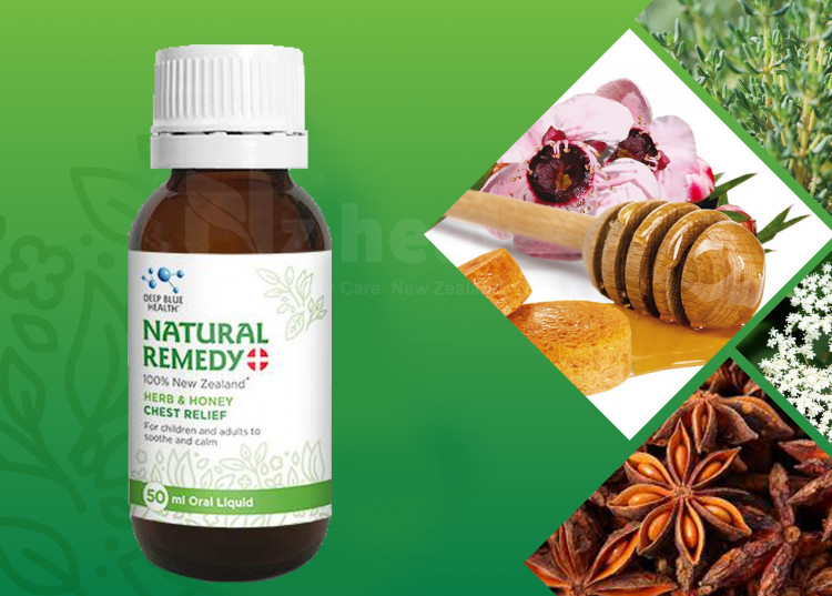 Siro trị ho Deep Blue Health Natural Remedy - Thành phần 