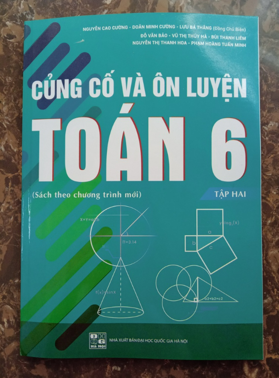 Sách – Combo Củng cố và ôn luyện Toán 6 (Tập 1 và Tập 2)