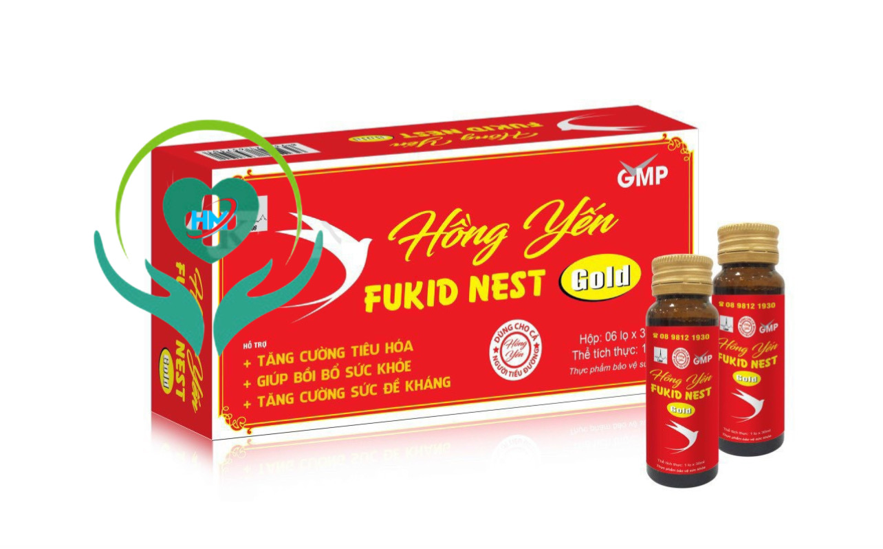 Lisse HỒNG YẾN FUKID NEST- Hộp 6 lọ x 30 ml - Bồi bổ cơ thể và khí huyết ,tăng cường sức khỏe