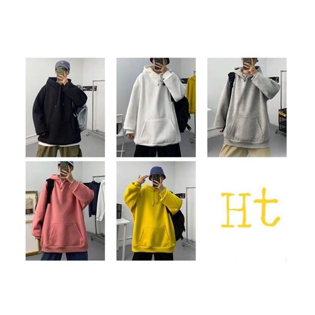 Áo hoodie nỉ trơn baisic HT12