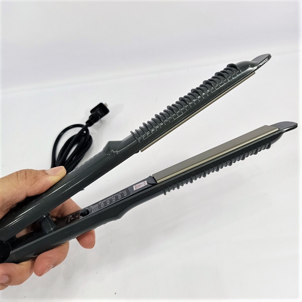 Máy Là Thẳng Bản Nhỏ, Điều Chỉnh 5 Mức Nhiệt, Dễ Sử Dụng, Tạo Kiểu Tóc Suôn Mượt Hoặc Xoăn Cụp Tự Nhiên Không Hư Tổn, Bản Kim Loại Mạ Bóng