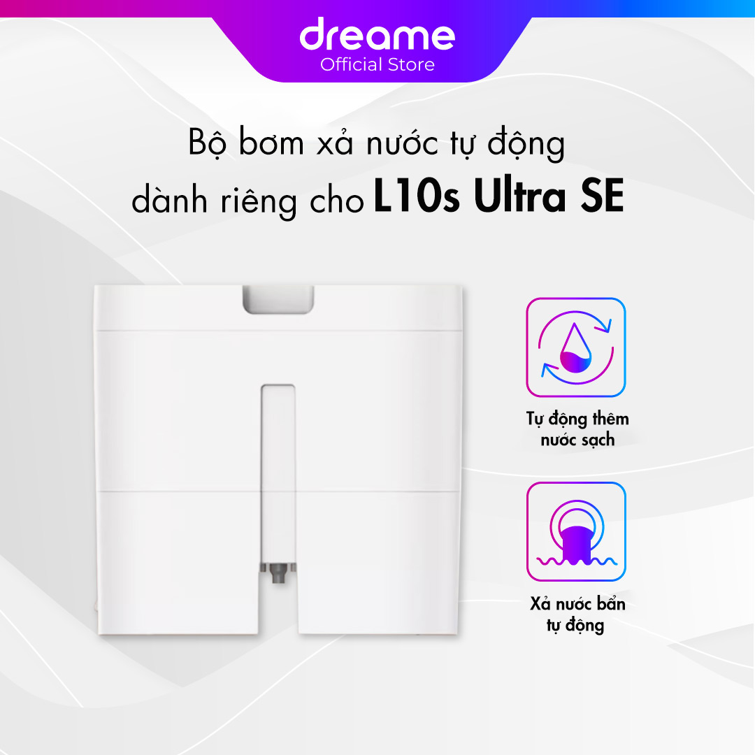 Bộ bơm xả nước tự động - Phụ kiện dành riêng cho Dreame L10s Ultra SE - Hàng chính hãng