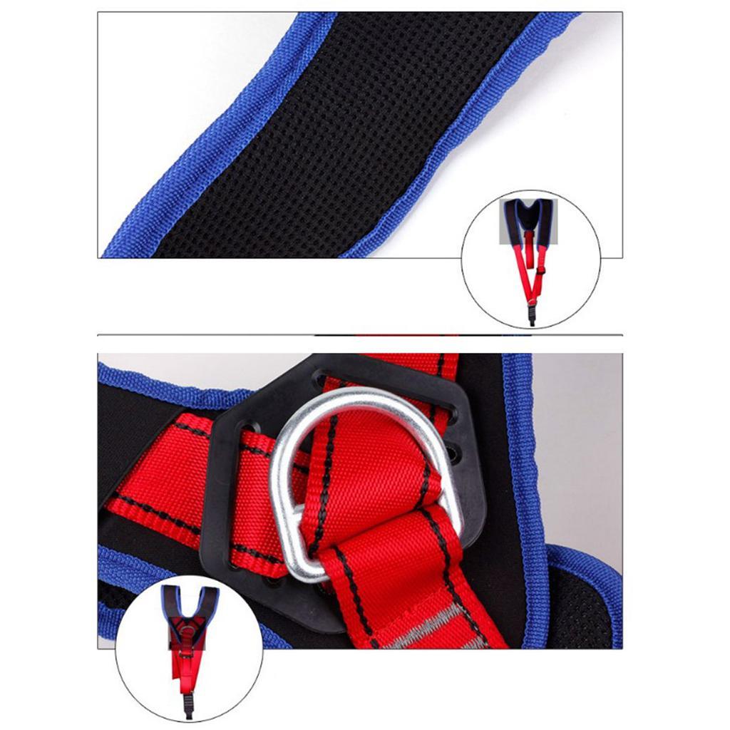 Mountaineering Safety Harness Belt Shoulder Strap Rock Climbing Aerial Work