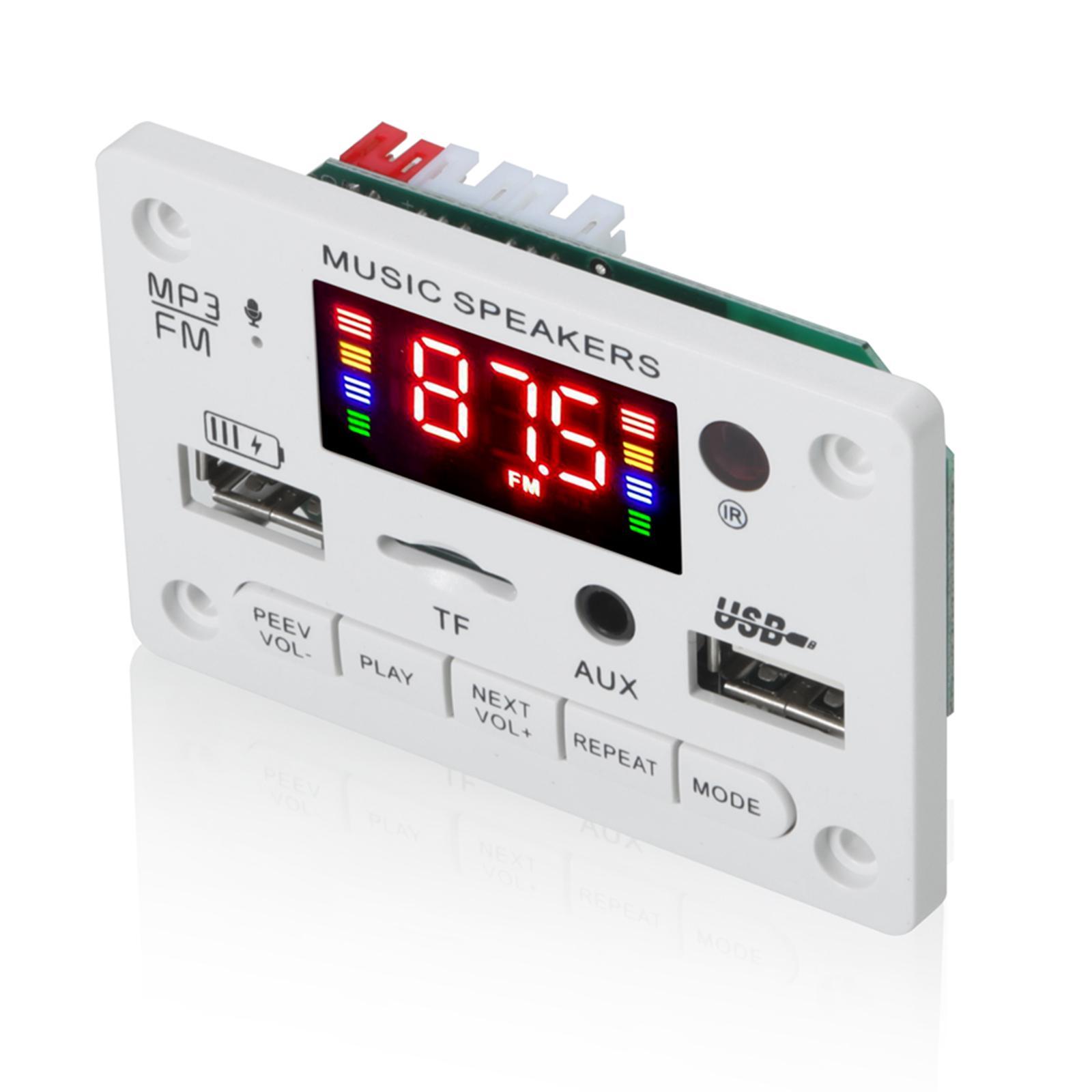 MP3 Player Decoding Board Module -Free MP3 Player Accessories Black