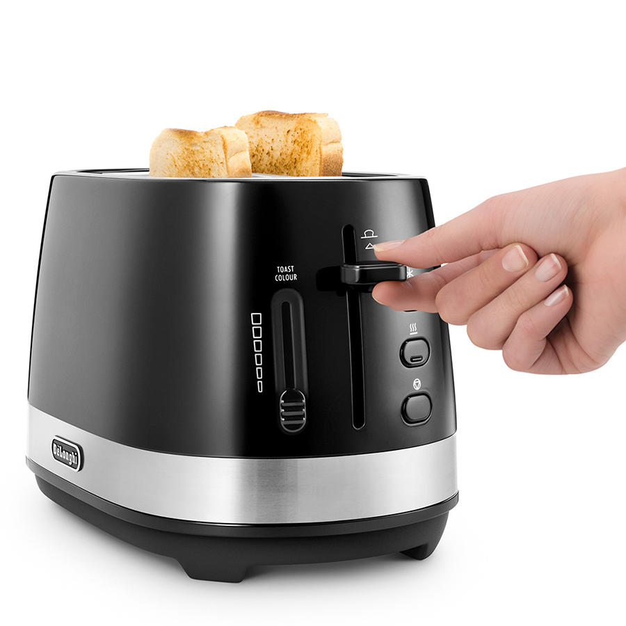 Máy Nướng Bánh Mì Delonghi CTLA2103.BK - Đen - Hàng chính hãng
