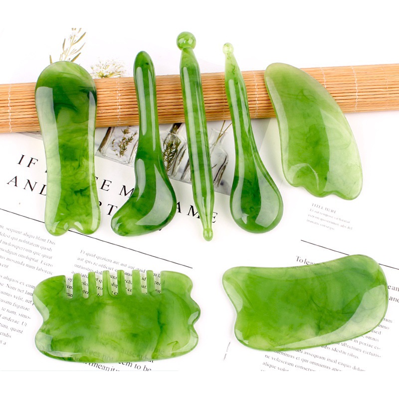 Bộ Dụng Cụ 7 Món Cạo Gió Bấm Huyệt Massage Gội Đầu Dưỡng Sinh