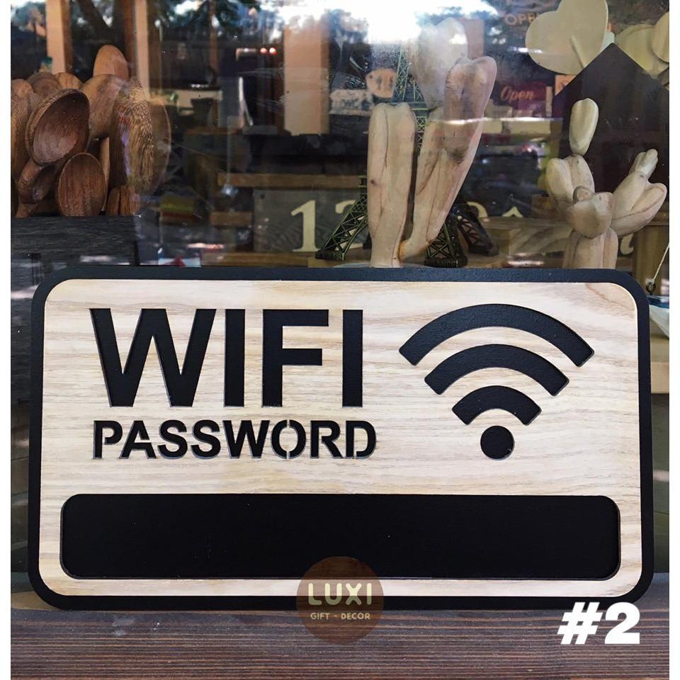 Bảng gỗ Password Wifi KHOAIGO DECOR