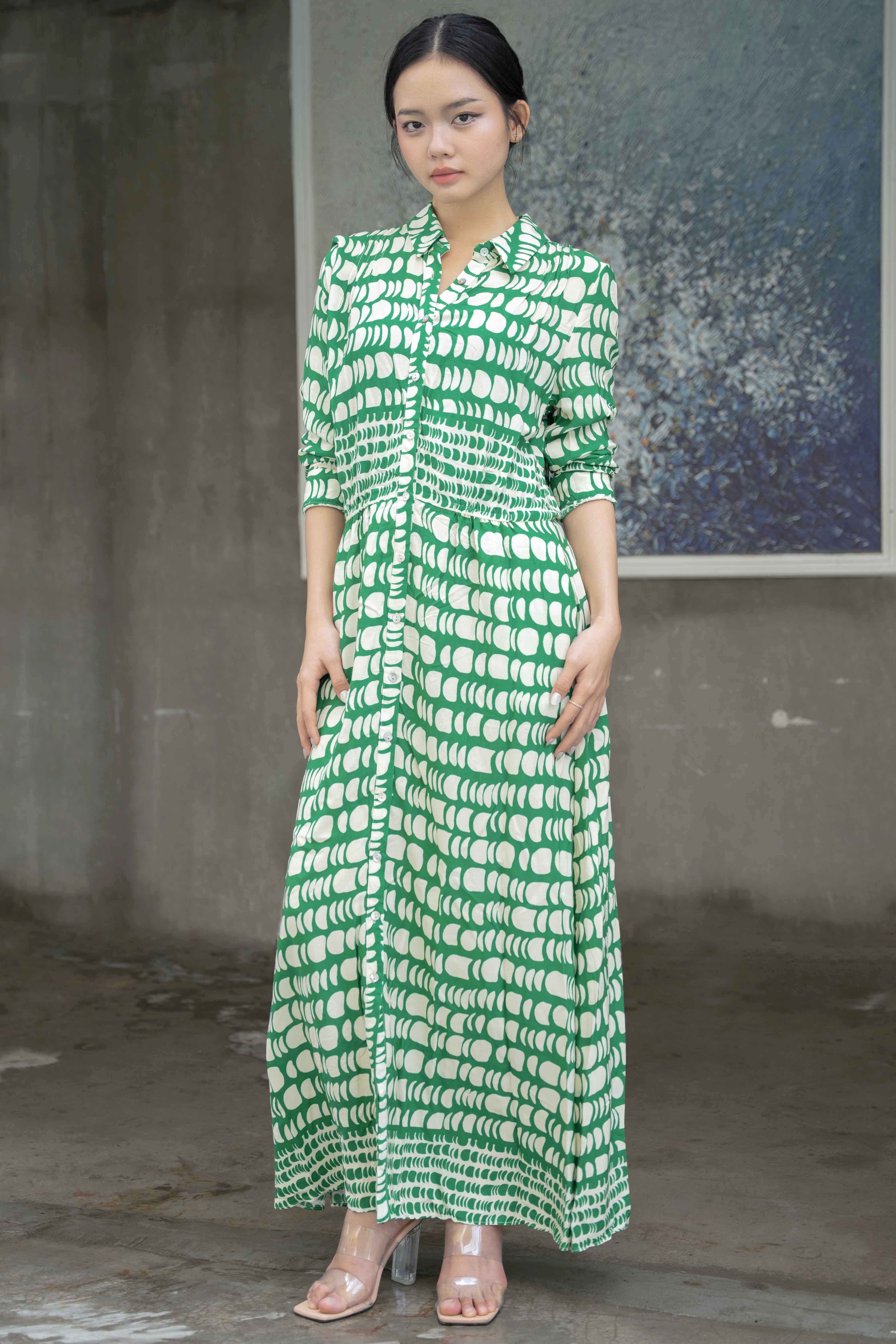 Maxi Sơ Mi Cotton Cao Cấp Luna Llena