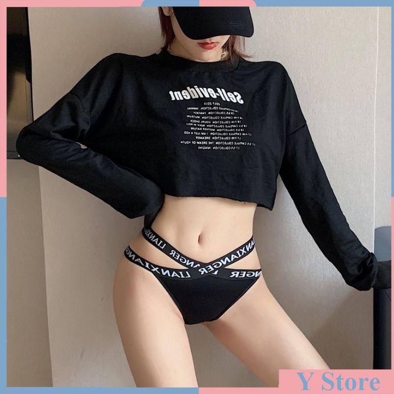 Quần lót cotton lọt khe sexy cạp chữ 1838