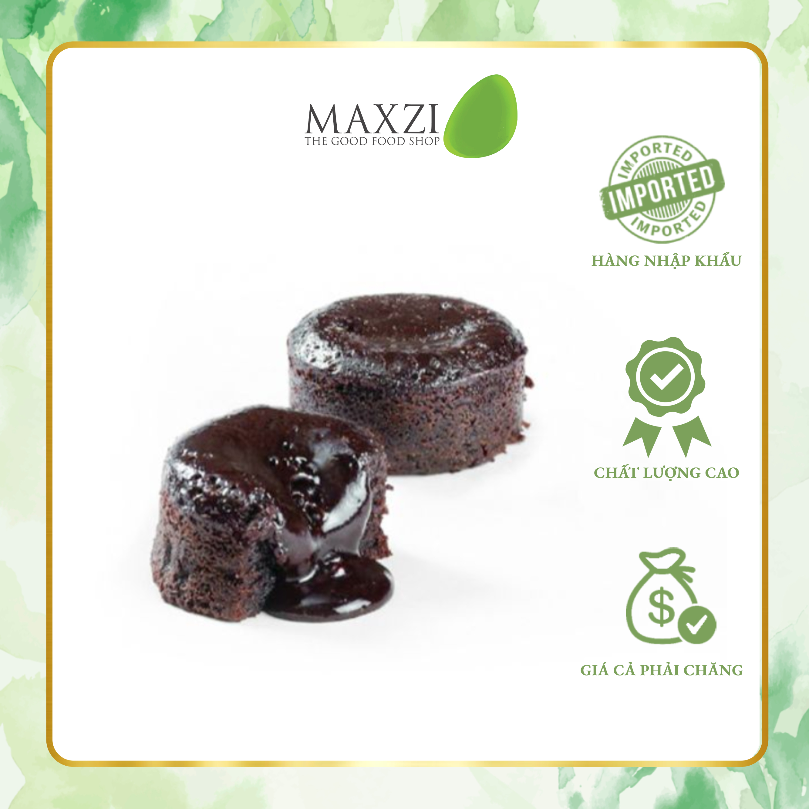 Bánh Chocolate Lava Delifrance Đông Lạnh 90g