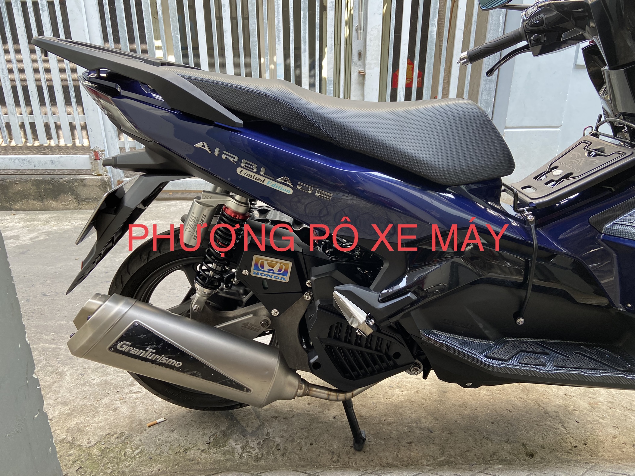 Cổ pô inox gắn lon 4R & DTmo dành cho SHVN 2019 quay đầu / AB 125-150
