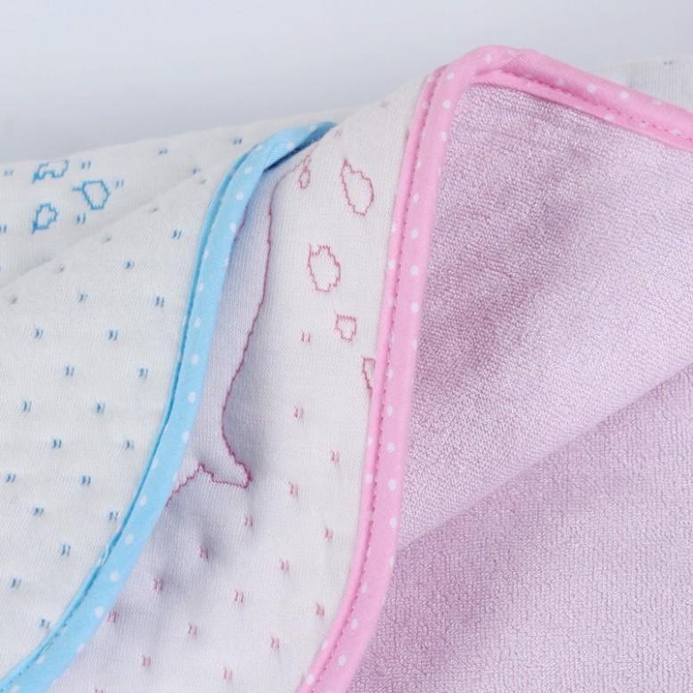 Miếng Lót Chống Thấm 4 Lớp Bề Mặt Cotton Thấm Hút, Mềm Mại Cho Bé - KT 30x30cm / 50x70cm - 30x30cm
