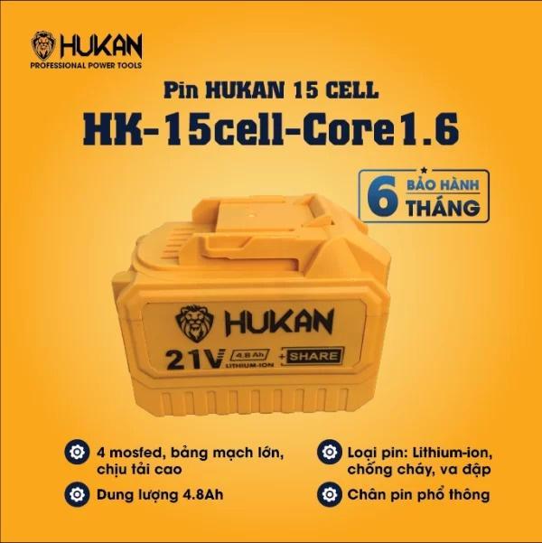 PIN 15CELLS 4.8AH HK-15CELL-CORE1.6 HUKAN - HÀNG CHÍNH HÃNG