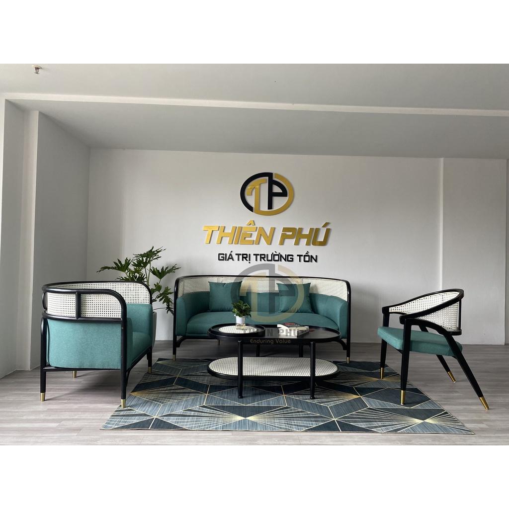 Bộ sofa phòng khách Targa Lounge gỗ tần bì kết hợp mây