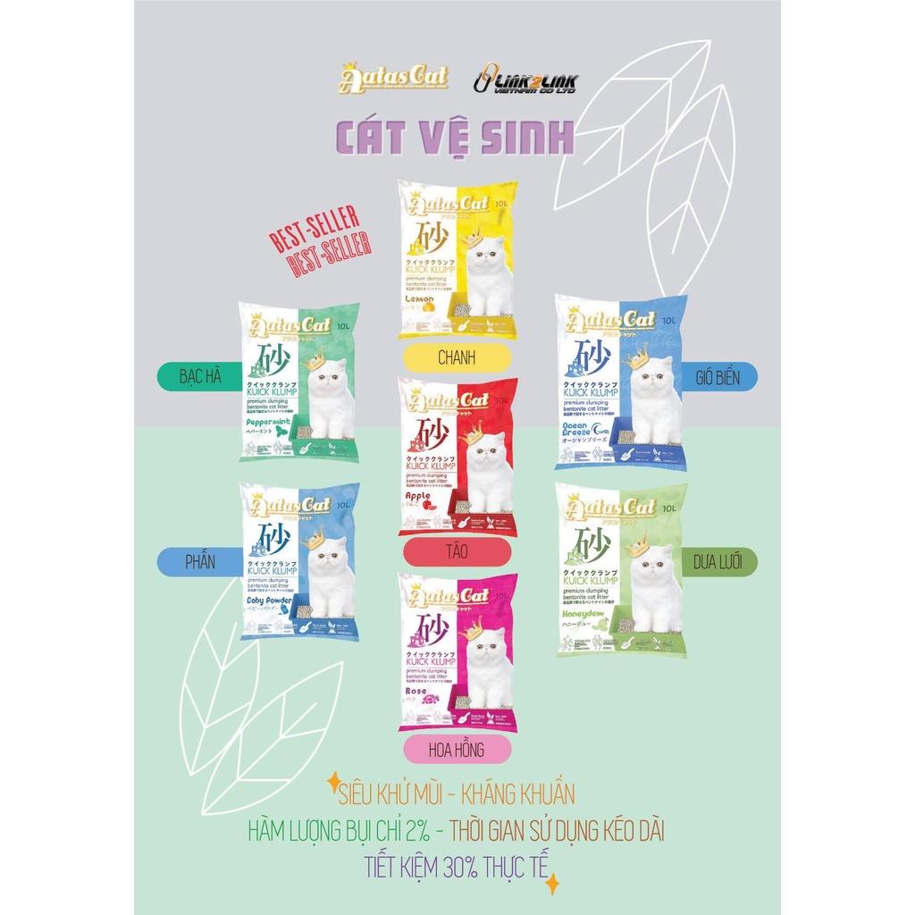 Cát Vệ Sinh Mèo Aatas 10L Hạt To Vón Cục Tốt