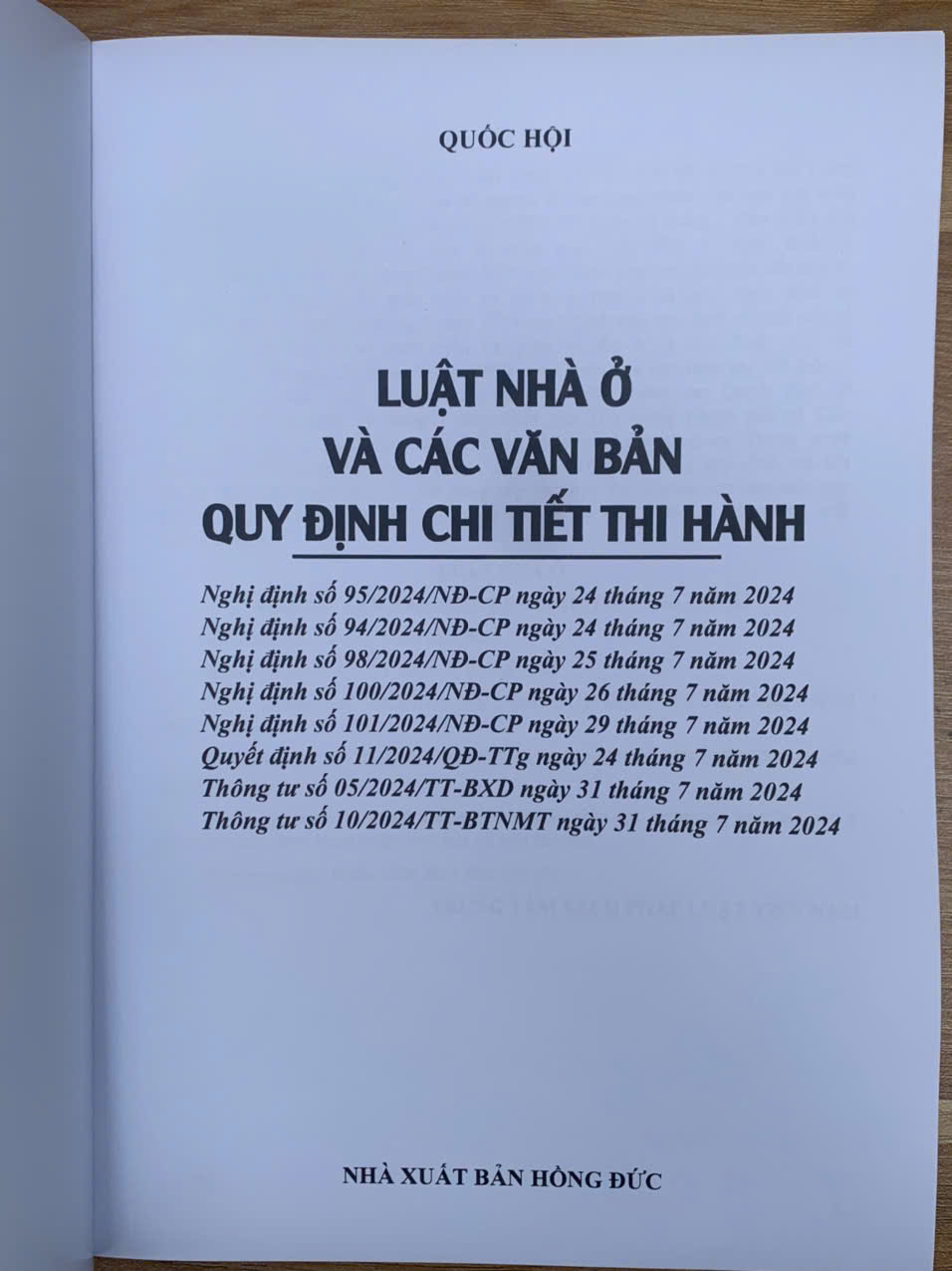 Luật Nhà ở và các văn bản quy định chi tiết thi hành