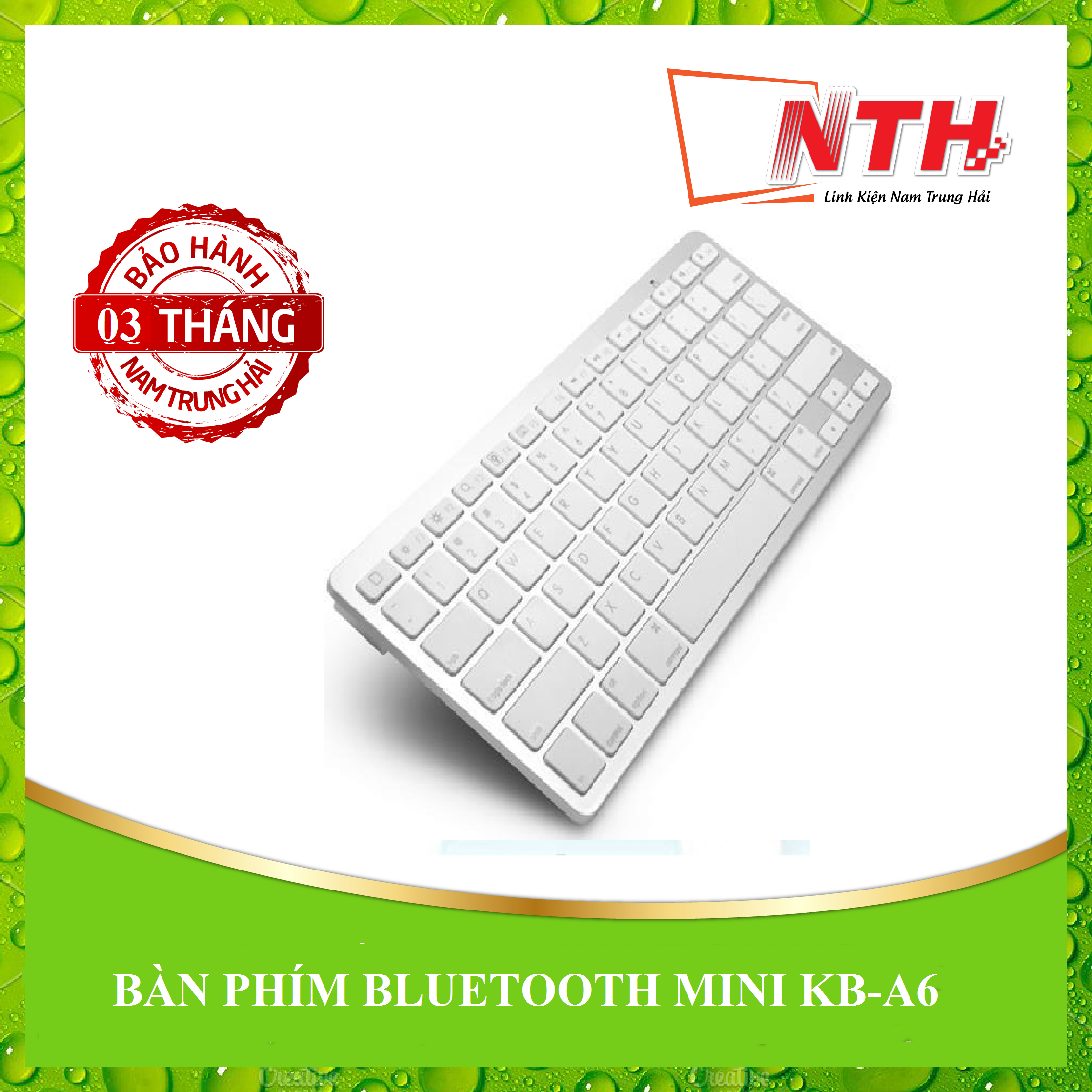 Bàn phím wireless bluetooth cho điện thoại ipad BK3001 đen