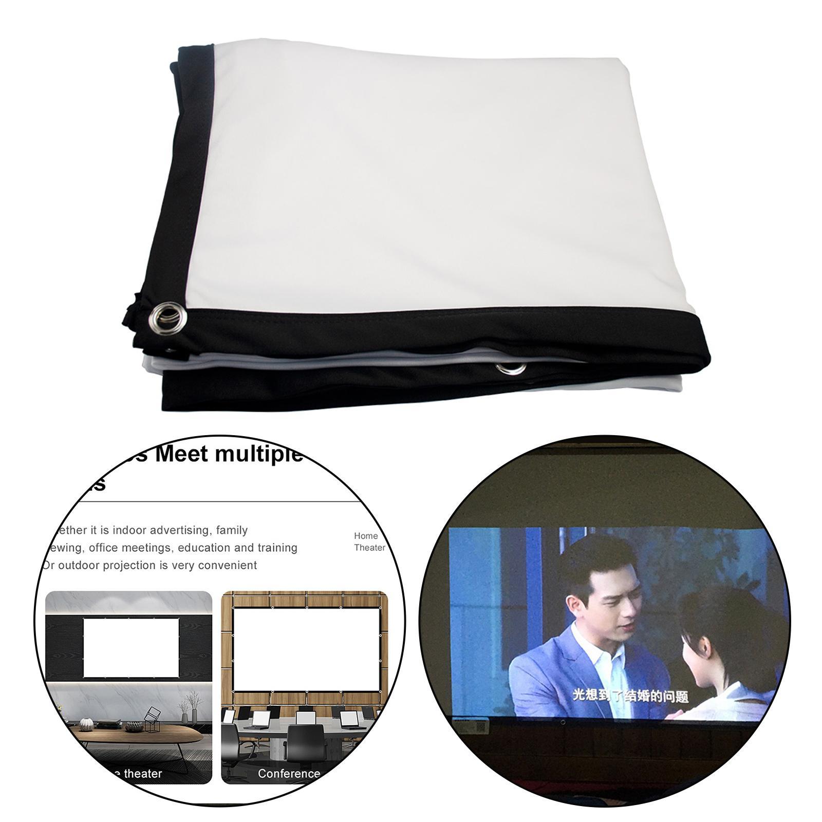 Screen Movie Display Screen 16:9 Foldable for Party