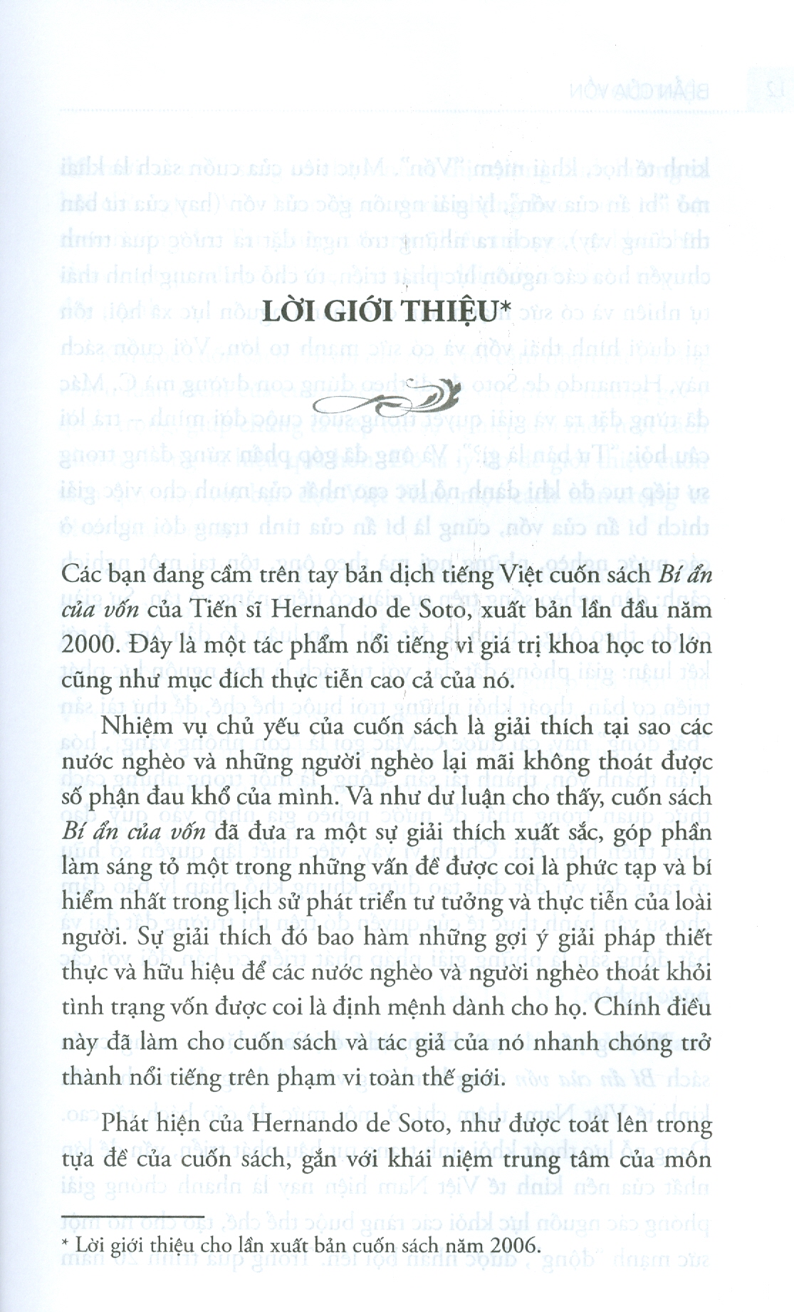 BÍ ẨN CỦA VỐN - Vì Sao Chủ Nghĩa Tư Bản Thành Công Ở Phương Tây Và Thất Bại Ở Mọi Nơi Khác (Xuất bản lần thứ tư)