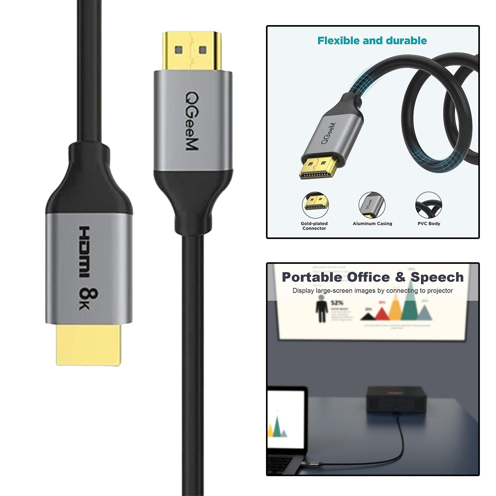 HDMI 2.1 Cable 8K 48Gbps HD Quality Transmission High Speed Durable