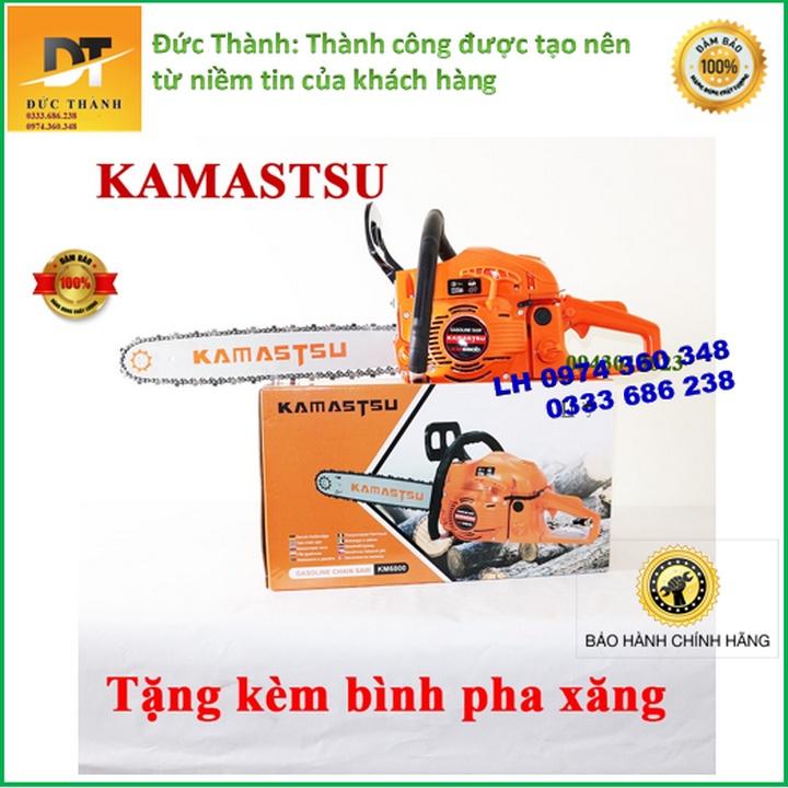 Máy cưa xích chạy xăng Kamastsu 68CC, máy cưa gỗ.