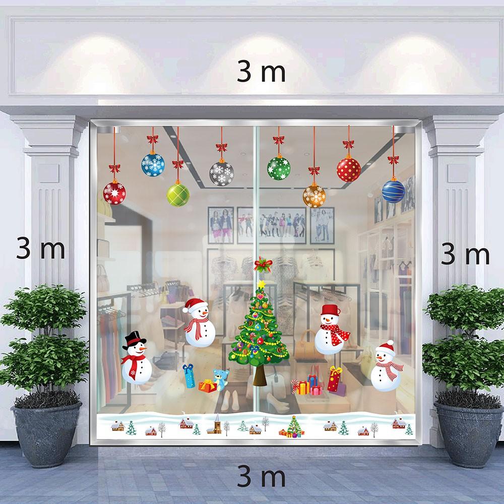 DECAL TRANG TRÍ NOEL 2021 COMBO SỐ 21