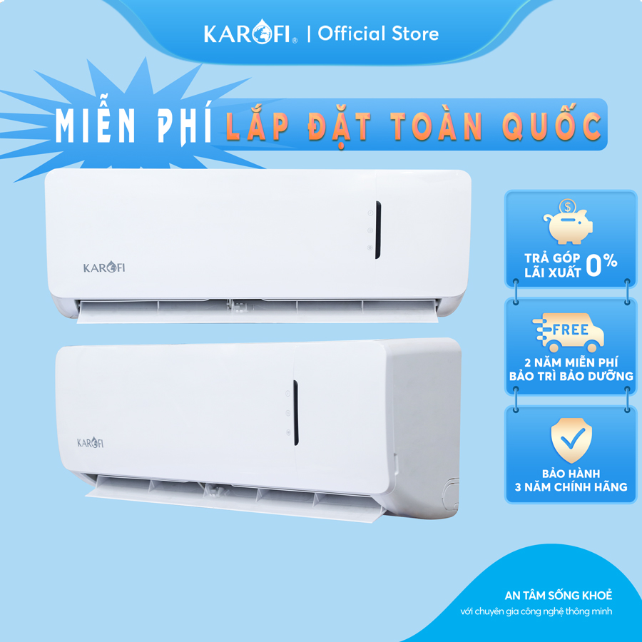 Điều Hòa Karofi KDC-WF09, 9000BTU- Hàng Chính Hãng - Giao Hàng Toàn Quốc