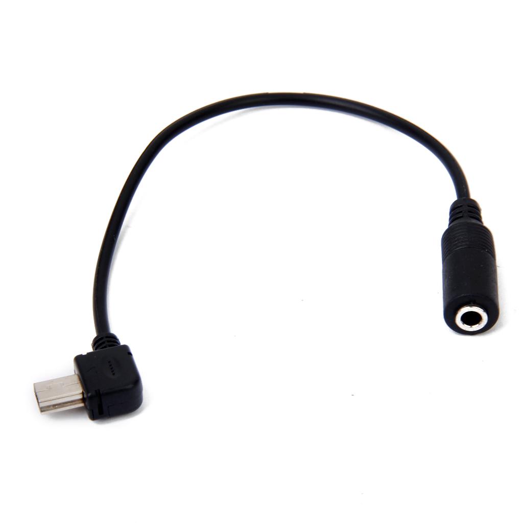 Mini USB to 3.5mm Microphone Mic Adapter Cable Cord for  Hero 4/ 3/ 3+