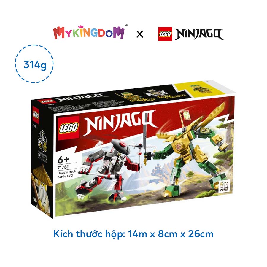 Đồ Chơi Lắp Ráp LEGO Ninjago Chiến Giáp Tiến Hóa Của Lloyd 71781 (223 chi tiết)