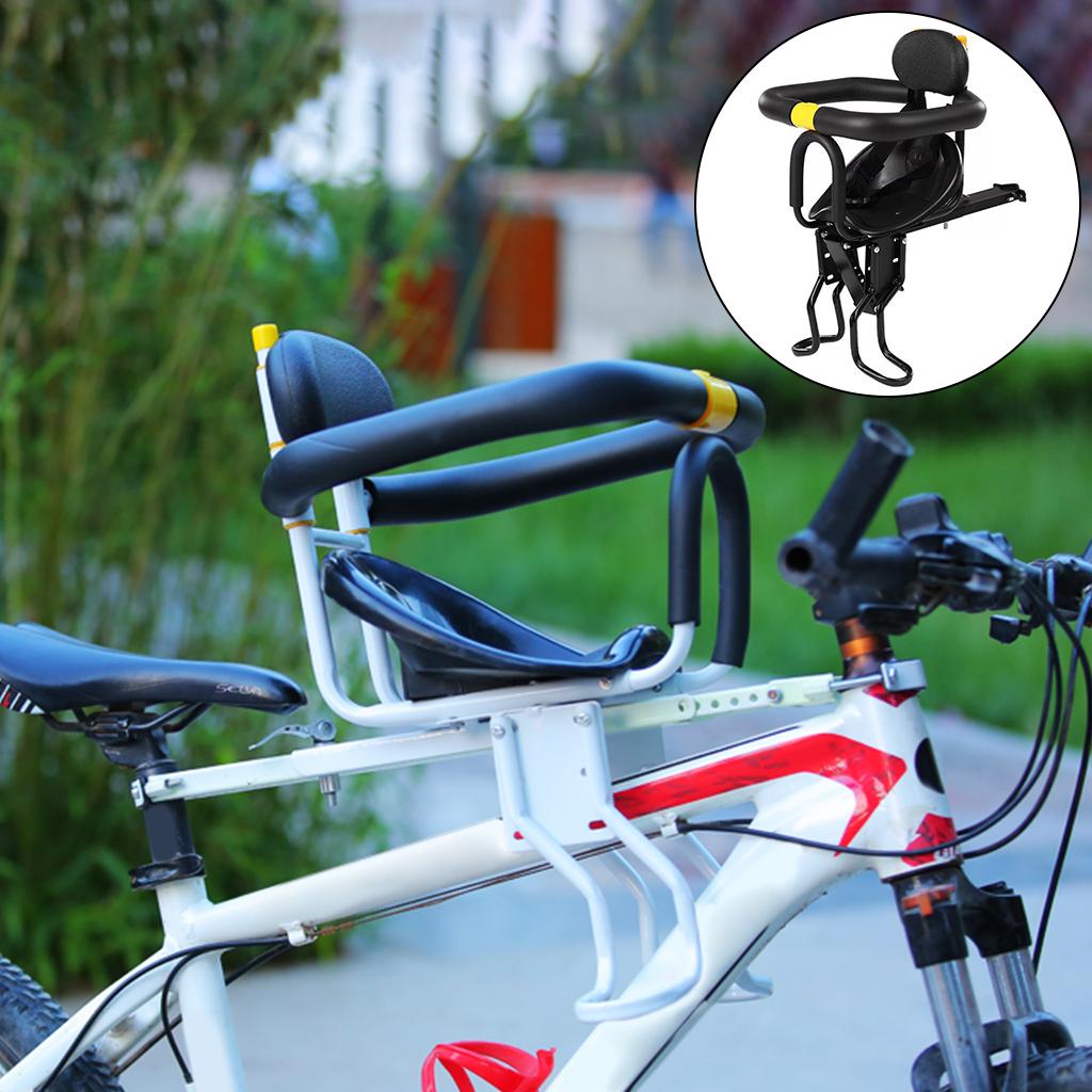 Child Kids Safety Seat for Bike Bicycle Front Mount Stable Carrier & Pedals