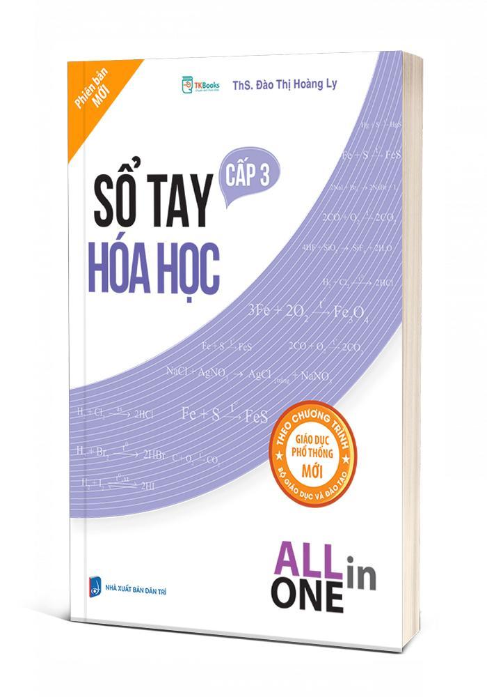 Sách - Sách All In One - Sổ Tay Vật Lý, Ngữ Văn, Sinh Học, Hóa Học Cấp 3