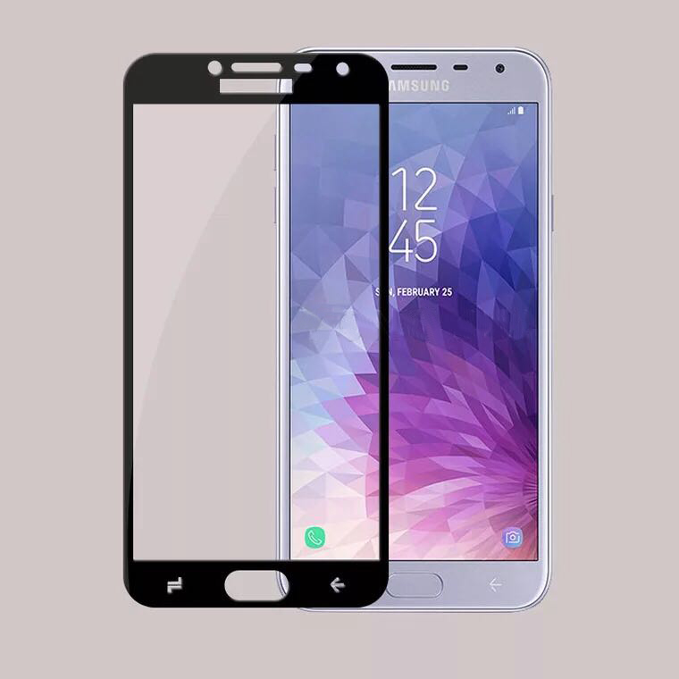 Kính cường lực dành cho Samsung Galaxy J4 2018 full màn full keo - Đen