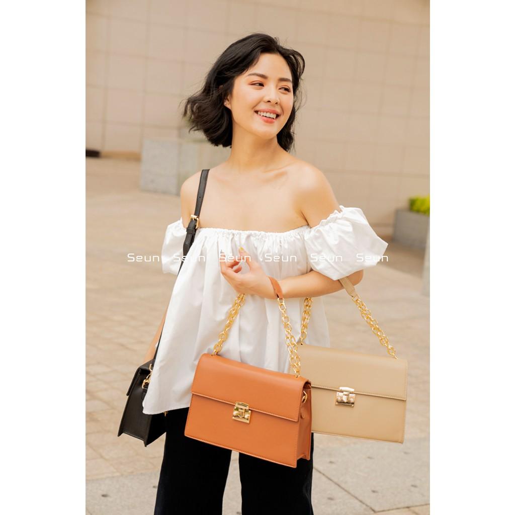 Túi Đeo Vai Nữ Công Sở Size Lớn Túi Đeo Chéo Cao Cấp Đơn Giản Tanglebag