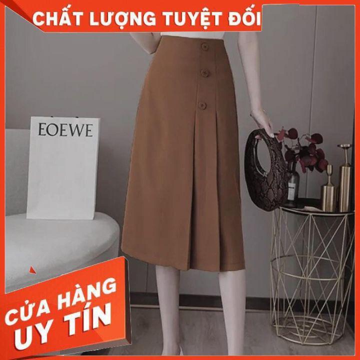 Chân váy công sở CAO CẤP xinh dài qua gối siêu sang chảnh