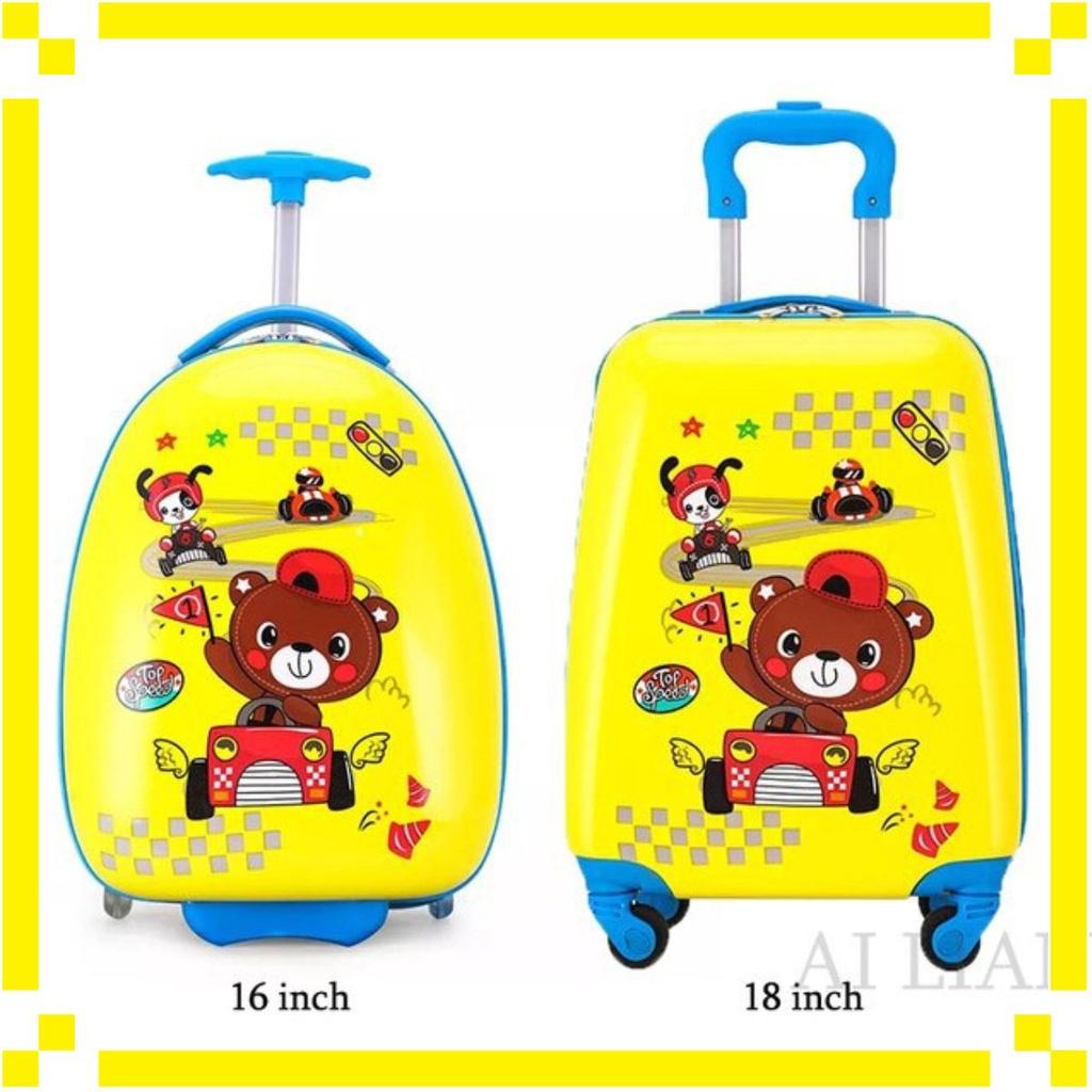 Vali kéo du lịch 16inch - Vali Trứng Cho Bé Hàng Cao Cấp Chắc Chắn Kiểu Dáng Dễ Thương