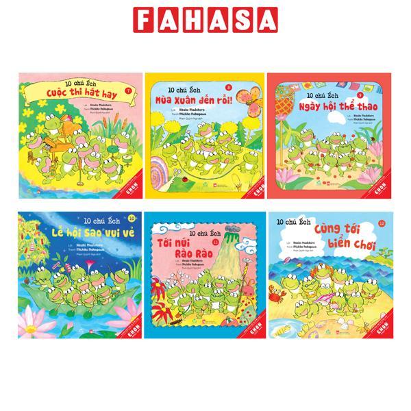 Sách - Bộ Sách Ehon Nhật Bản - 10 Chú Ếch - Phần 2 - Tập 7-12 (Bộ 6 Cuốn)