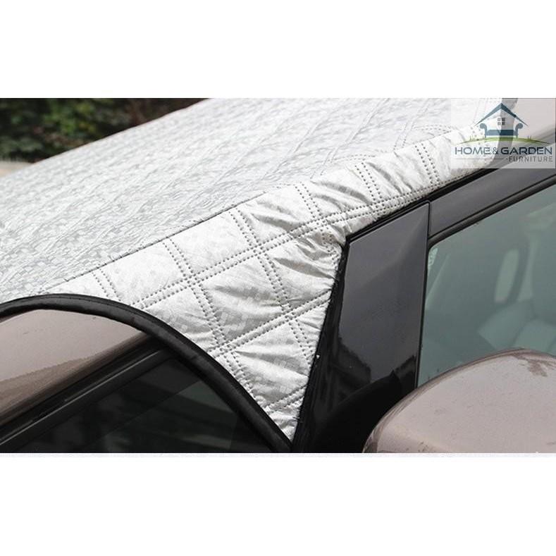 Bạt Phủ Xe Ô tô, Bạt che nắng kính lái xe ô tô hàng dày phản quang 3 lớp - bạt kính lái