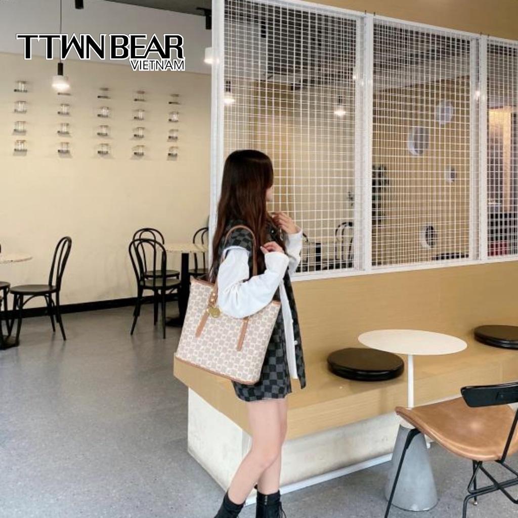 Túi quai xách nữ to đi làm thời trang chính hàng TTWN BEAR - TN1262