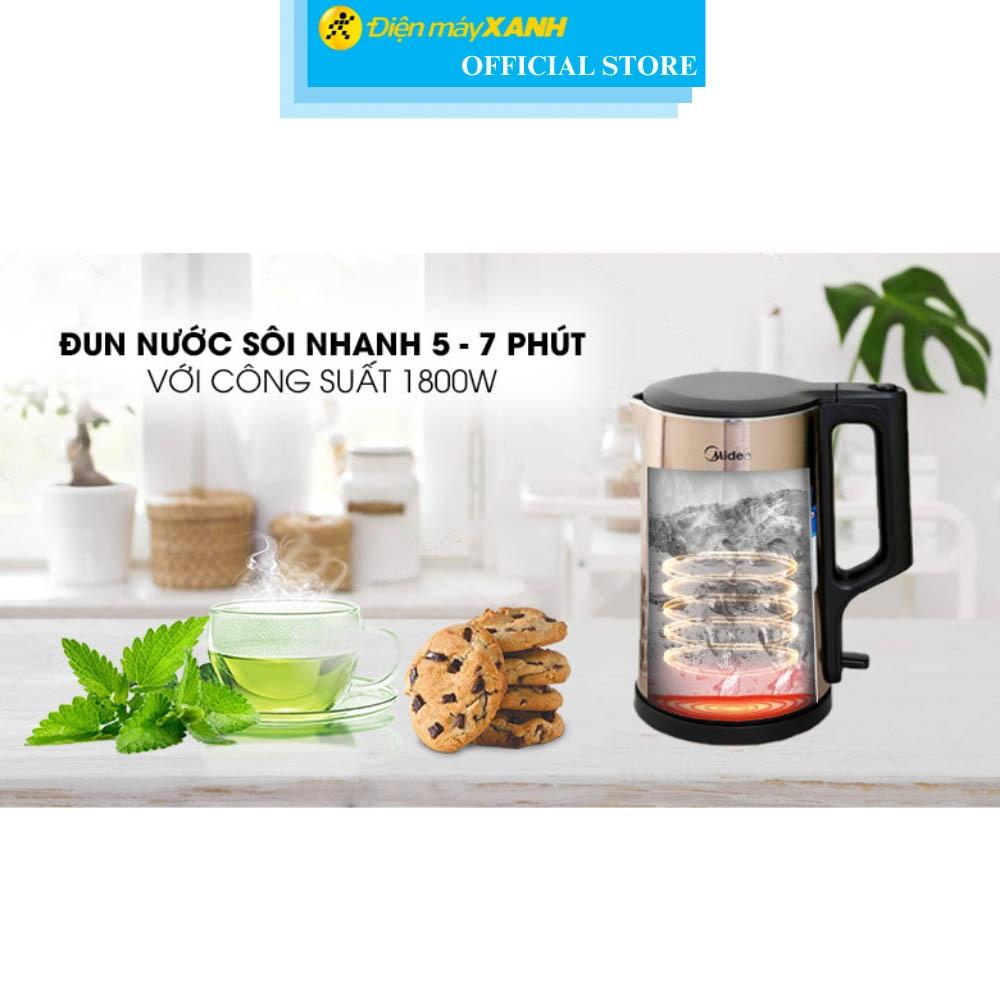 Bình đun siêu tốc Midea MK-317DW - Hàng Chính Hãng