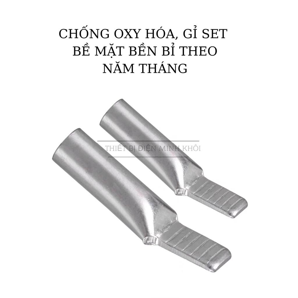 cos mỏ vịt dẹp túi 10c, đầu cos mỏ vịt dẹt trần bấm dây