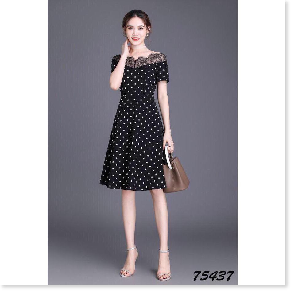 ĐẦM XÒE SANG TRỌNG CHẤM BI CỰC HOT