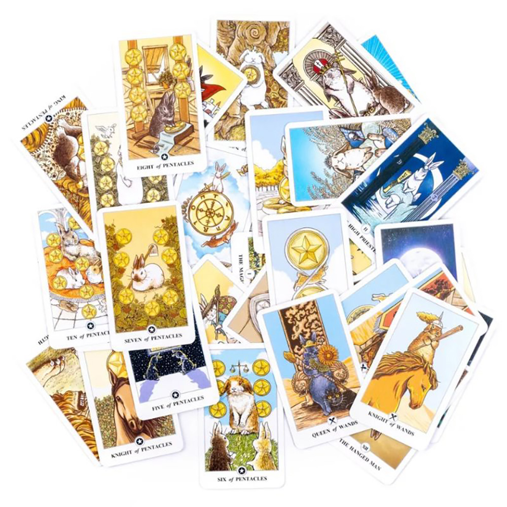 Bộ Bài Lunalapin Tarot 78 Lá Bài Đá Thanh Tẩy