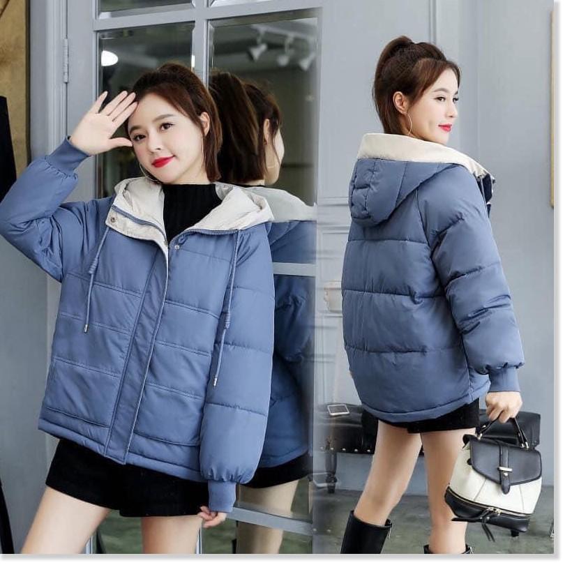 ÁO KHOÁC PHAO NỮ 3 LỚP CÓ NÓN THỜI TRANG BAO ẤM ÁP CHO MÙA ĐÔNG NĂM NAY LANO STORE