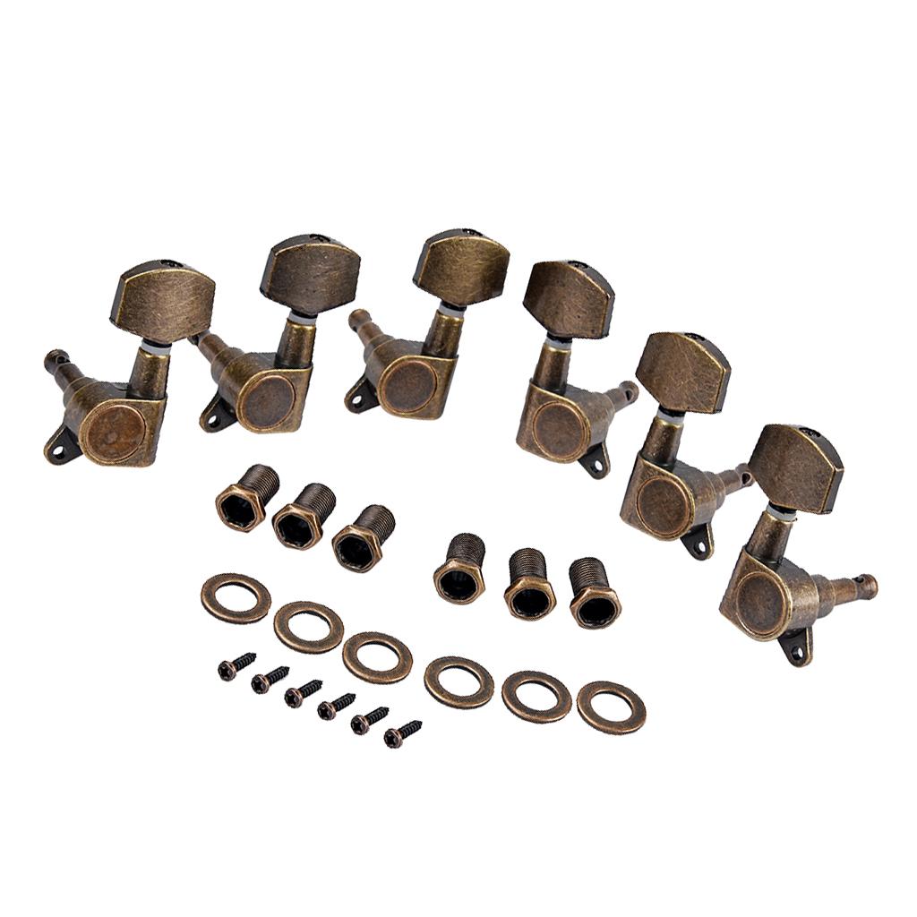 Sunnimix 3R 3L Dây Đàn Guitar Chỉnh Chốt Chỉnh Âm Máy Đầu Cho Đàn Guitar Điện