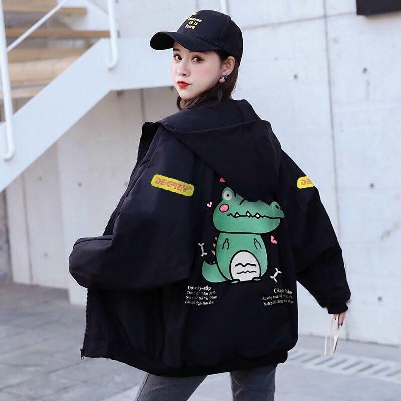 Áo Khoác Dù Nam Nữ Unisex Form Rộng Phong Cách Ulzzang KUN