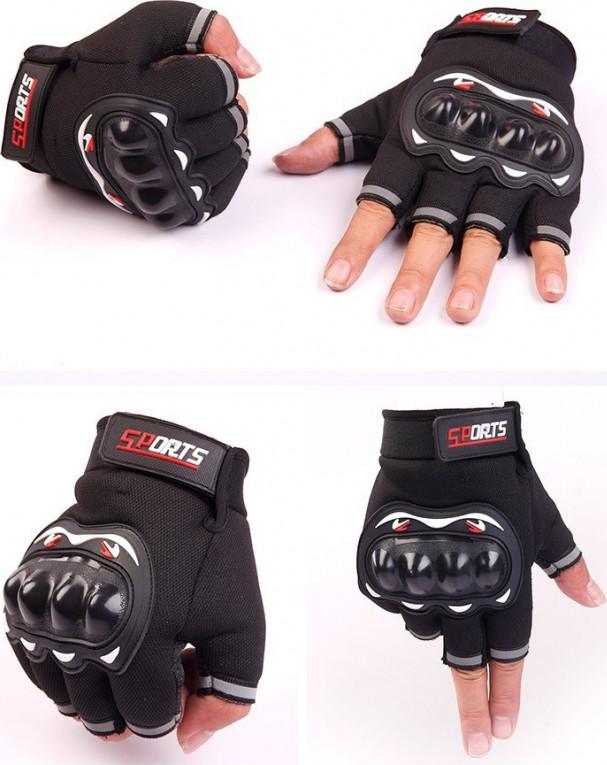 Găng Tay Sports phươt, tập gym, thể thao đa năng Dành Cho Phượt Thủ - Đen